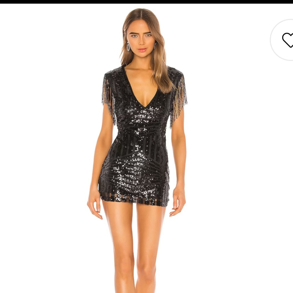 NWT CARLY FRINGE MINI DRESS FROM REVOLVE. SIZE XS